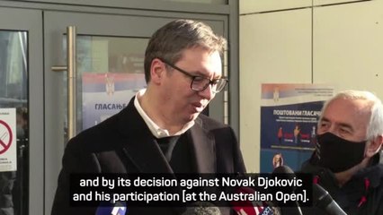 Serbian president outraged by Djokovic 'witch hunt'