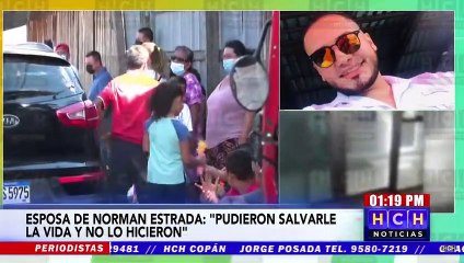 Esposa de Norman Estrada: "El me dijo que solo iba a comprar comida"