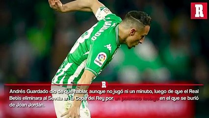 Andrés Guardado se burló con su festejo al Sevilla