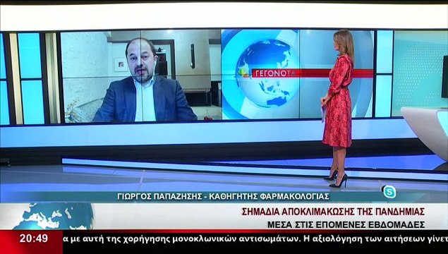 Ο Καθηγητής Φαρμακολογίας, Γ.Παπαζήσης στο δελτίο του Star