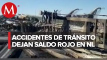 Accidentes viales dejan diez muertos en la semana en Nuevo León