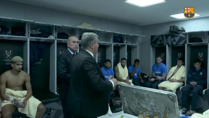 Laporta: "Lo hemos tenido, solo falta que empecemos a ganar"