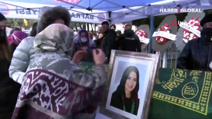 Son yolculuğuna uğurlanan avukat Dilara Yıldız'ın annesinin feryadı yürek dağladı