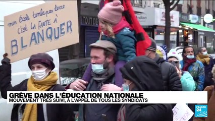 Grève dans l'Éducation nationale : "une mobilisation historique