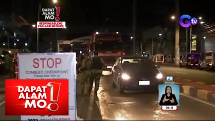 Dapat Alam Mo!: Gun ban, ipinatupad na ngayong election period!