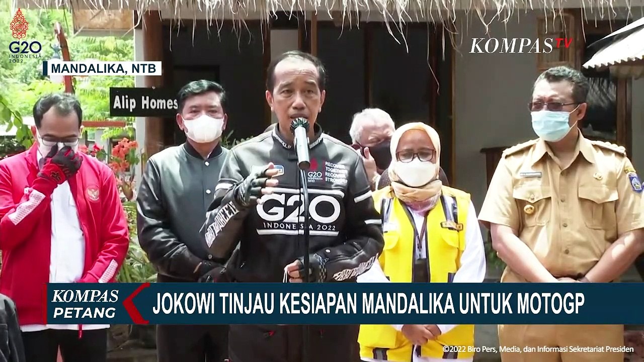 Evaluasi Fasilitas dan Infrastruktur Mandalika, Presiden Jokowi: Sudah Baik dan Masih Akan Diproses
