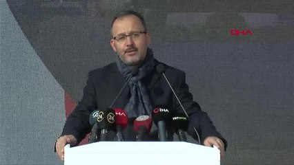 SPOR Gençlik ve Spor Bakanı Kasapoğlu: Cudi raket sesleriyle çınlayacak