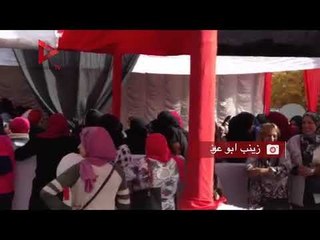 زحام شديد للسيدات أمام اللجان في شبرا