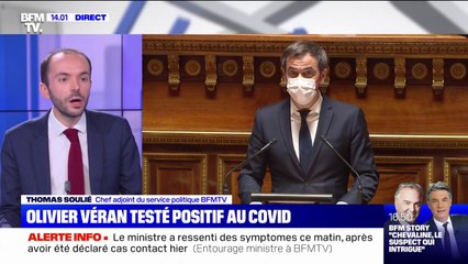 Le ministre de la Santé Olivier Véran est positif au Covid-19