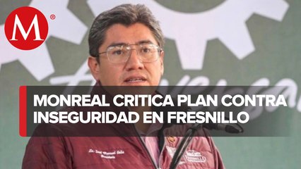 Saúl Monreal condena asesinato de policías en Fresnillo