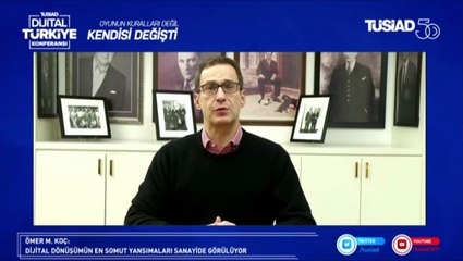 Ömer Koç: Gençlerimizin istikballerini yurt dışında arama gayretine düştüklerini görmek beni had safhada endişelendiriyor