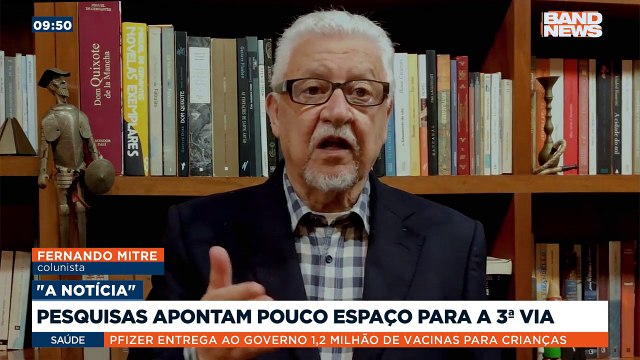 Pesquisas apontam pouco espaço para a 3° via. Veja na coluna A Notícia com Fernando Mitre (@fernandomitre).Saiba mais em youtube.com.br/bandjornalismo#BandNews #política