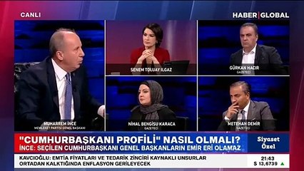Muharrem İnce, bir daha katılmam dediği kanala konuk oldu: Bugünkü şartlarda aday olsaydım...