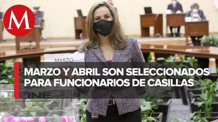 Personas nacidas en marzo y abril serán convocadas para mesas de casilla en 2022