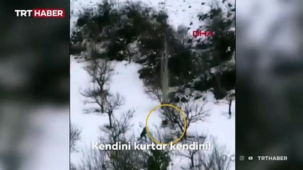 Ava çıktı, domuz saldırısına uğradı