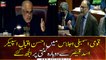 National Assembly session: Ahsan Iqbal started arguing with Speaker Asad Qaiser over revoting
