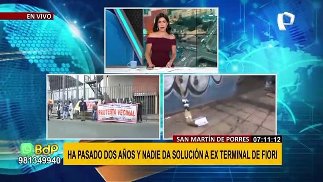 Fiori: piden demoler exterminal convertido en guarida de delincuentes y drogadictos