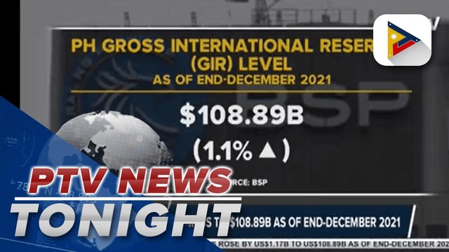 PH GIR level climbs to $108.89-B as of end-December 2021
