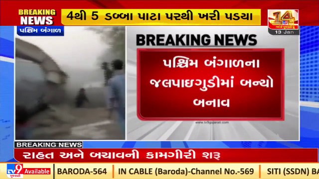 Rail accident in West Bengal_ Atleast 4 bogies of Guwahati-Bikaner express derailed near Jalpaiguri