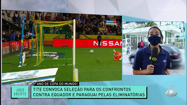 A convocação de Tite, para a próxima rodada das eliminatórias da Copa, contou novamente com o nome de Vinícius Jr, que vem jogando muito no Real! Já Renan Lodi, ficou fora, por não tomar a vacina...#JogoAberto