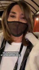 Tras negar la eficacia de las vacunas, Paz Padilla usa mascarillas que no protegen del coronavirus