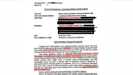 "Kılıçdaroğlu'na hakaret" iddiasına ilişkin dava yargıdan döndü