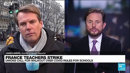 France: unions say 75% of teachers strike