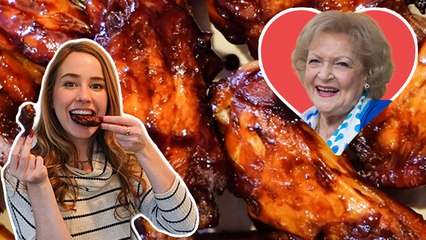 We Tried Betty White's Chicken Wings