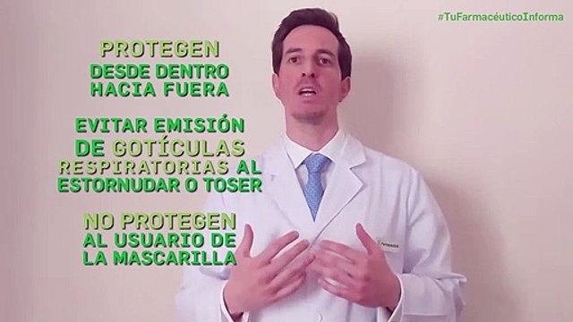 Qué tipos de mascarillas hay y cuándo se recomienda su uso - #TuFarmacéuticoInforma #Coronavirus