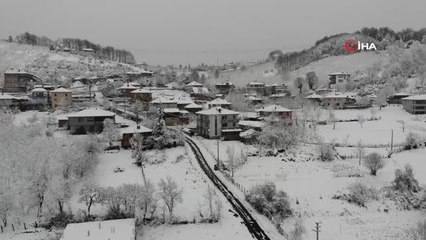 Düzce'de kar kalınlığı 30 santimetreye ulaştı