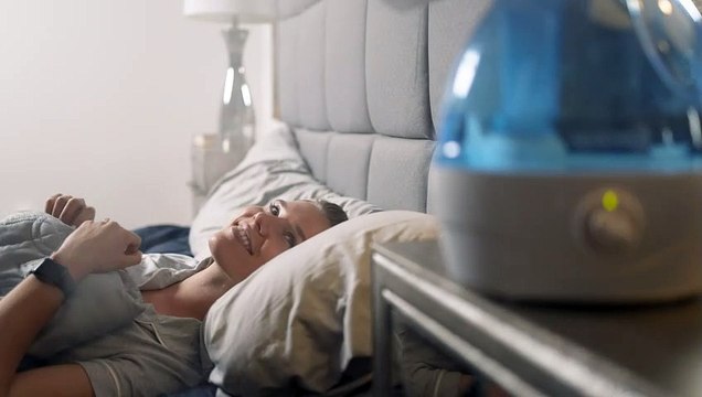 AquaOasis™ Cool Mist Humidifier {2.2L Water Tank} Quiet Ultrasonic Humidifiers for Bedroom & Large room - Adjustable -360° Rotation Nozzle, Auto-Shut Off, Humidifiers for Babies Nursery & Whole House