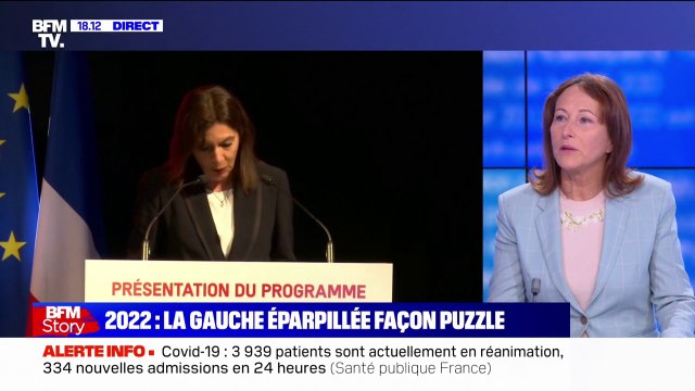 Ségolène Royal se désole du niveau de la candidate socialiste dans les sondages