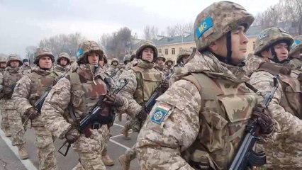 La alianza militar liderada por Rusia comienza a retirarse de Kazajistán