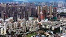 15 high-rises turned to smithereens in China's Kunming - Gh0st City Of China