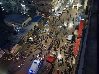 AFRİN'DE, ZEYTİN DALI KAVŞAĞI'NDA BOMBALI SALDIRI 3 YARALI