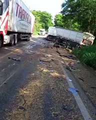 Influencer caminhoneira sofre acidente no MT; veja