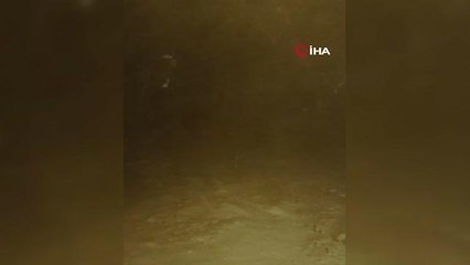 Uludağ'da kar fırtınası... Göz gözü görmedi