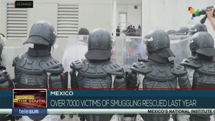 In Mexico have rescued over 7000 victims of smuggling