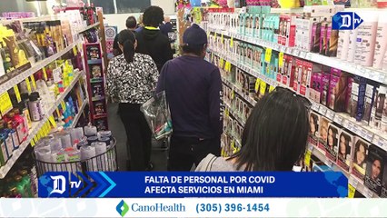 Falta de personal por COVID afecta servicios en Miami | El Diario en 90 segundos