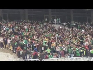 هتافات جماهير الأهلي والاتحاد قبل انطلاق المباراة