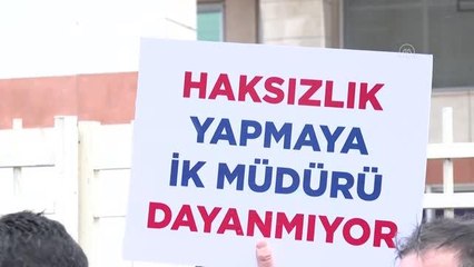 Spor İstanbul'da işten çıkartılan işçiler, İBB'yi protesto etti (2)