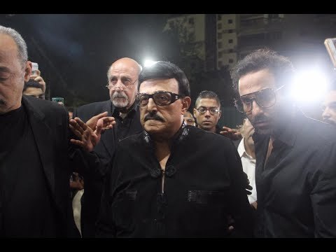 السقا وهنيدي ومصطفى قمر وسمير غانم ونجوم الفن في عزاء طلعت زكريا