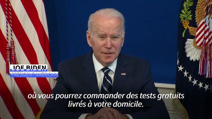 Covid-19: Biden double à un milliard les tests distribués gratuitement