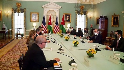 الصفدي يلتقي نظيره الأمريكي في واشنطن