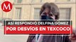 “Nada que opinar”: Delfina Gómez se rehúsa a hablar sobre multa por 'diezmos' en Texcoco