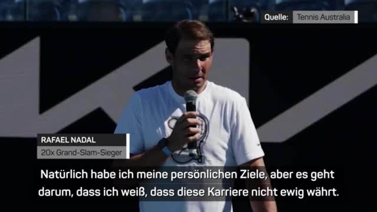 Nadal: 'Meine Karriere währt nicht ewig'