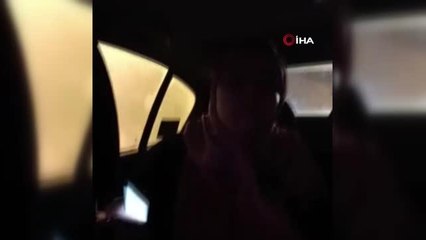 (İSTANBUL - ÖZEL)Taksimetre ücretini beğenmeyen yolcu taksiciyi çileden çıkardı... O anlar kamerada