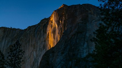 This Natural Phenomenon Looks Like Lava Flowing From Yosemite National Park