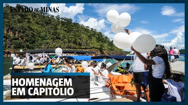 Famílias, amigos e bombeiros homenageiam vítimas de tragédia em Capitólio