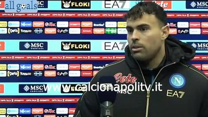 Napoli-Fiorentina 2-5 13/1/22 intervista post-partita Andrea Petagna